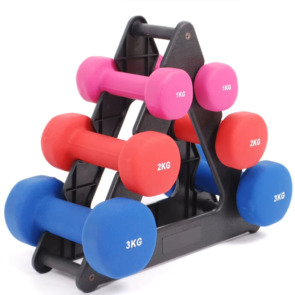 Dumbbell Rack 3 Tier Weight Storage Organizer Compact Weight Rack for Dumbbells Small for Home Gym Organization