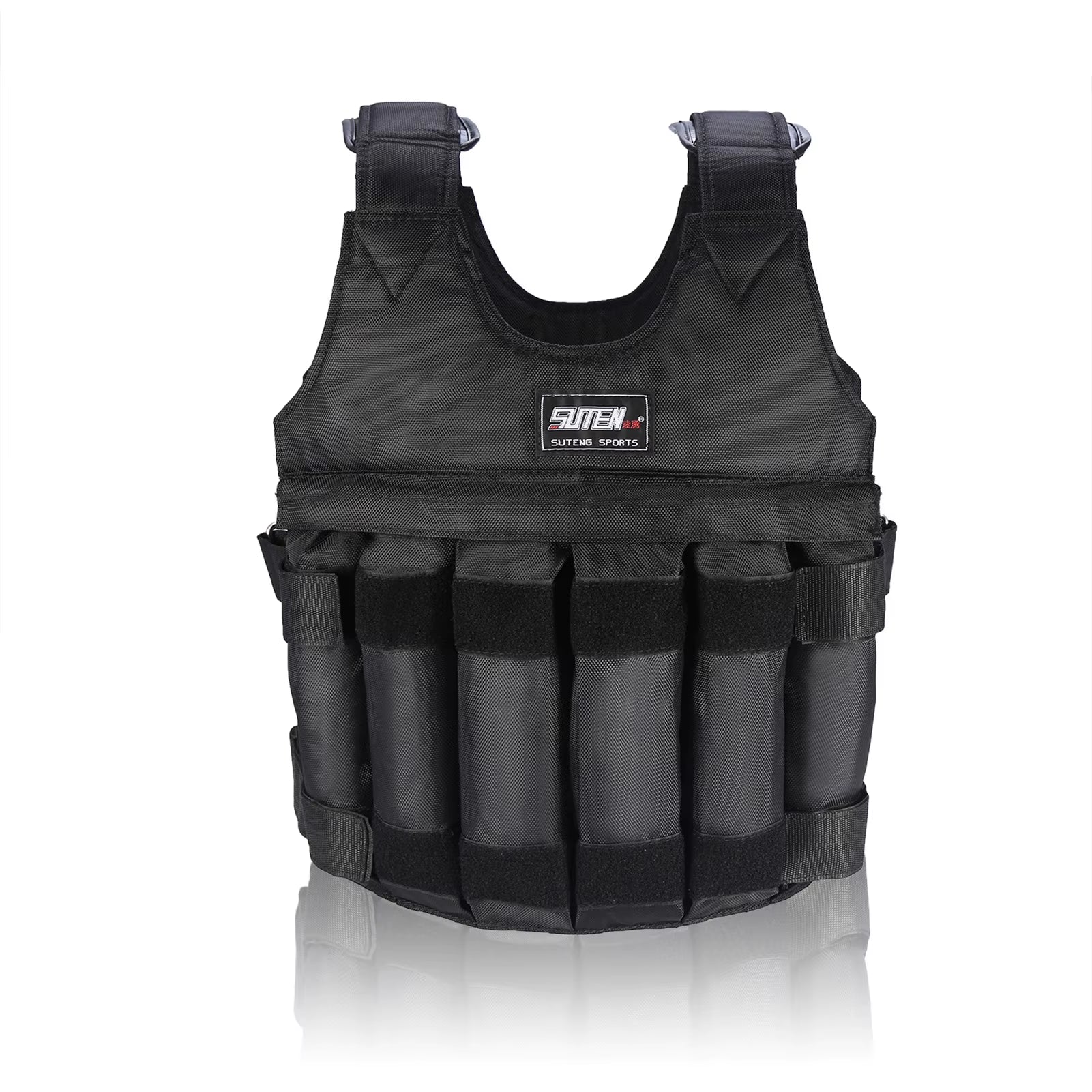 Fitness Empty Weight Vest Empty Weight Vest Exercise Training Fitness 50KG Maximum Loading Adjustable Workout Empty Weight Vest